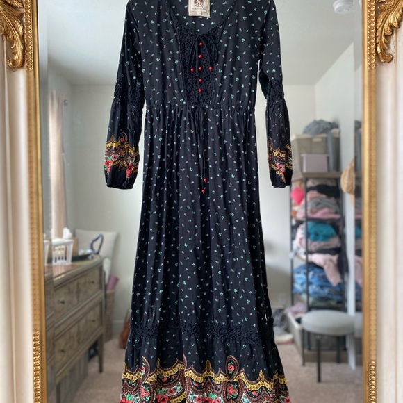 Chasing Unicorns Gypsy Woman Maxi Gown XS - Picture 5 of 10